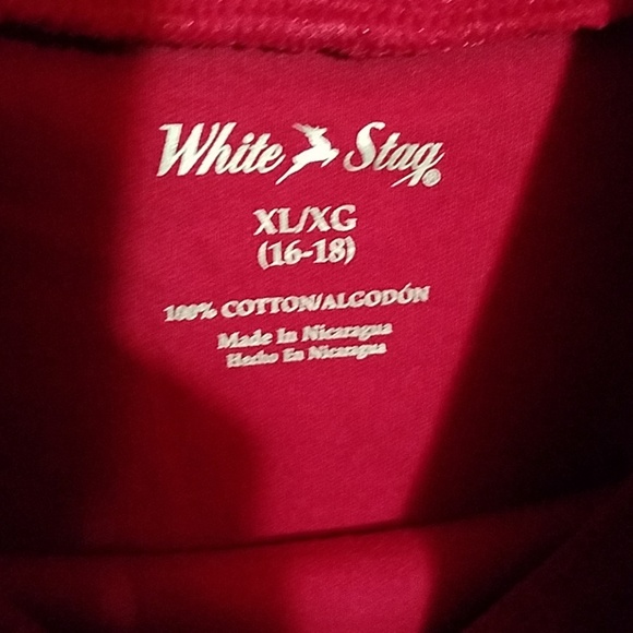 White Stag Raspberry Red Long Sleeve XL Mock Neck - Picture 4 of 4
